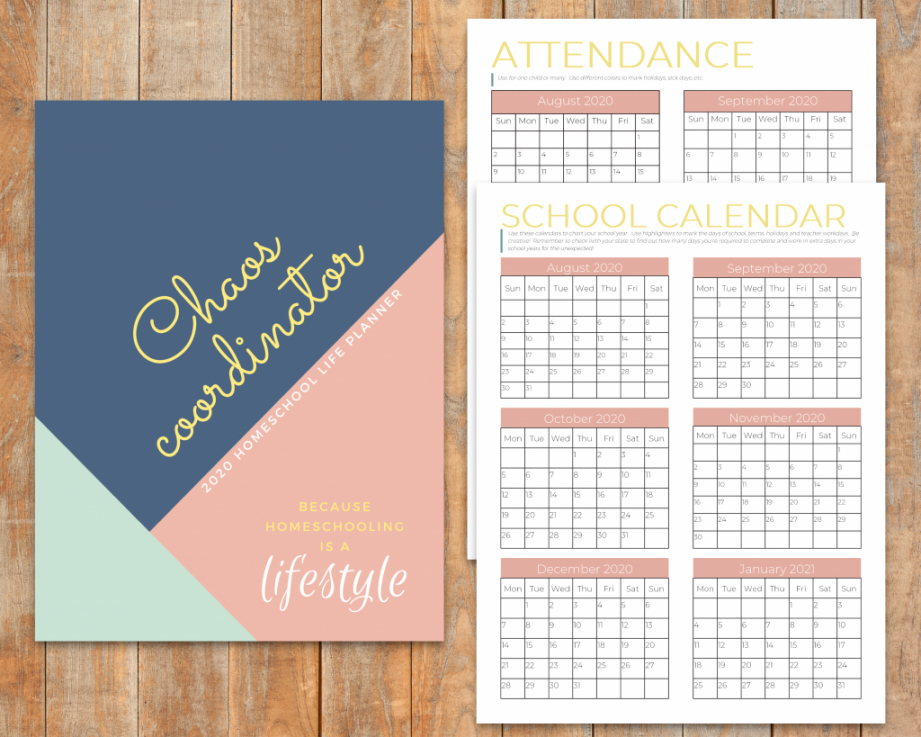 Chaos Coordinator Homeschool Life Planner