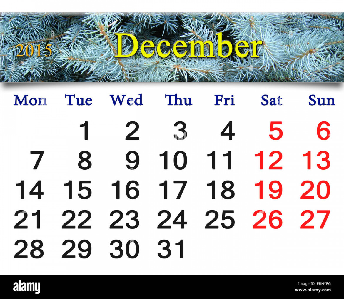 December calendar hi res stock photography and images Alamy