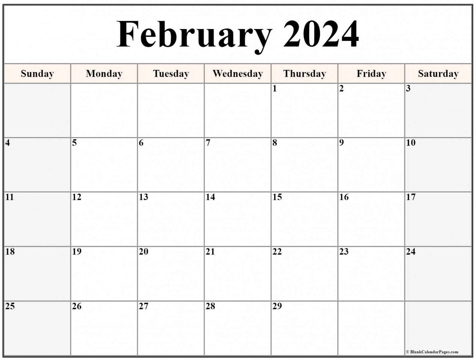 February calendar free printable calendar