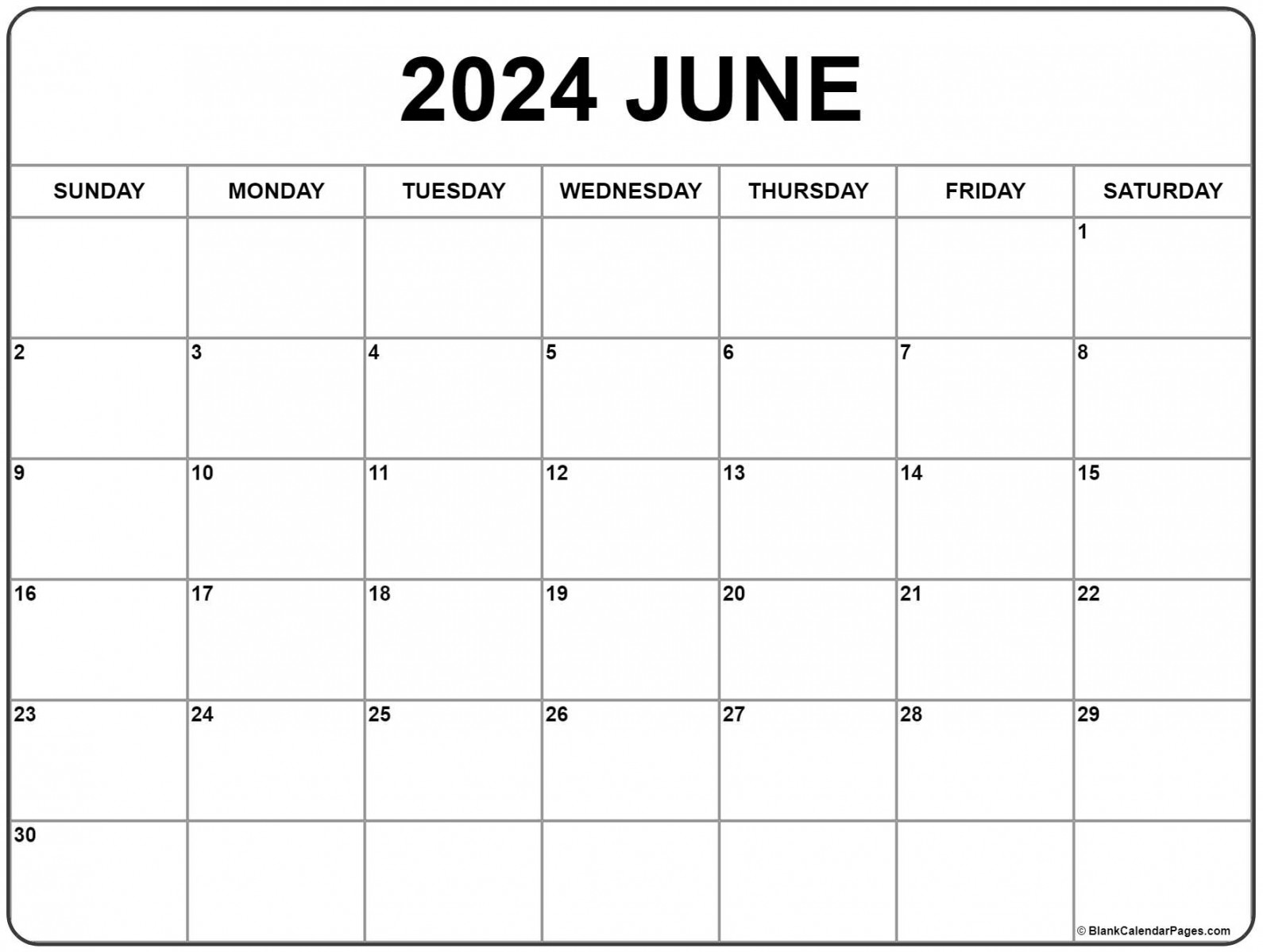 June calendar free printable calendar