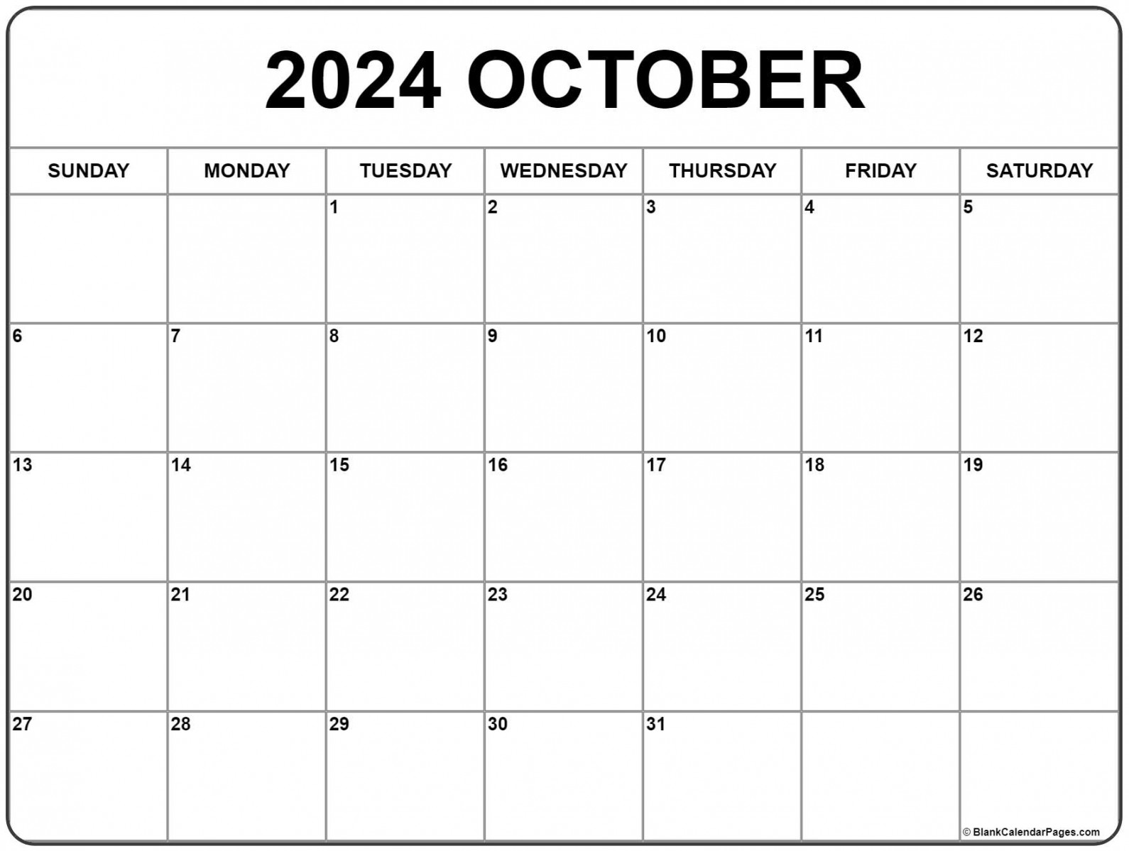 October calendar free printable calendar