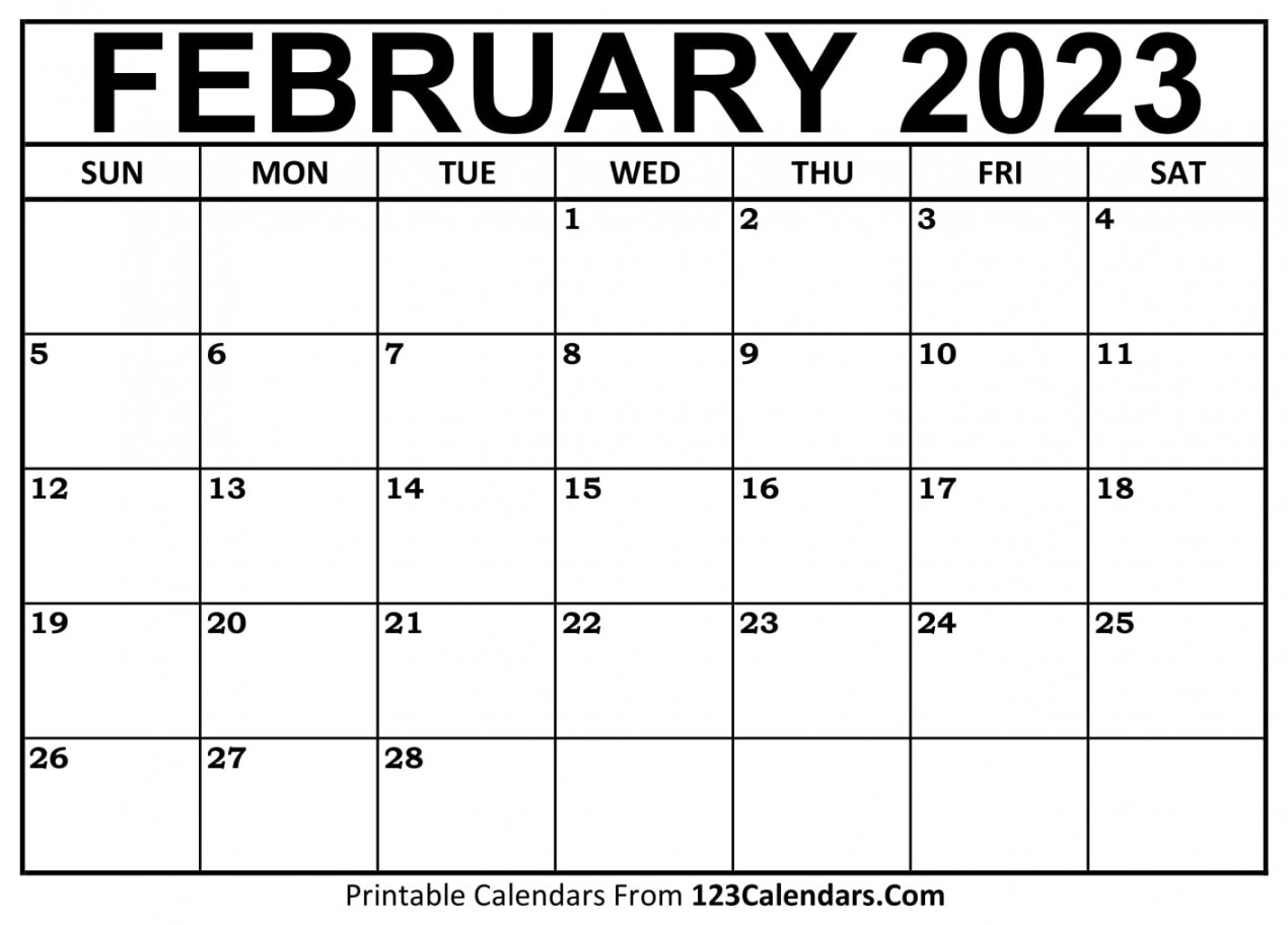 Printable February Calendar Templates Calendars