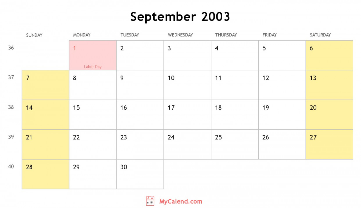 September calendar with holidays monthly printable calendar