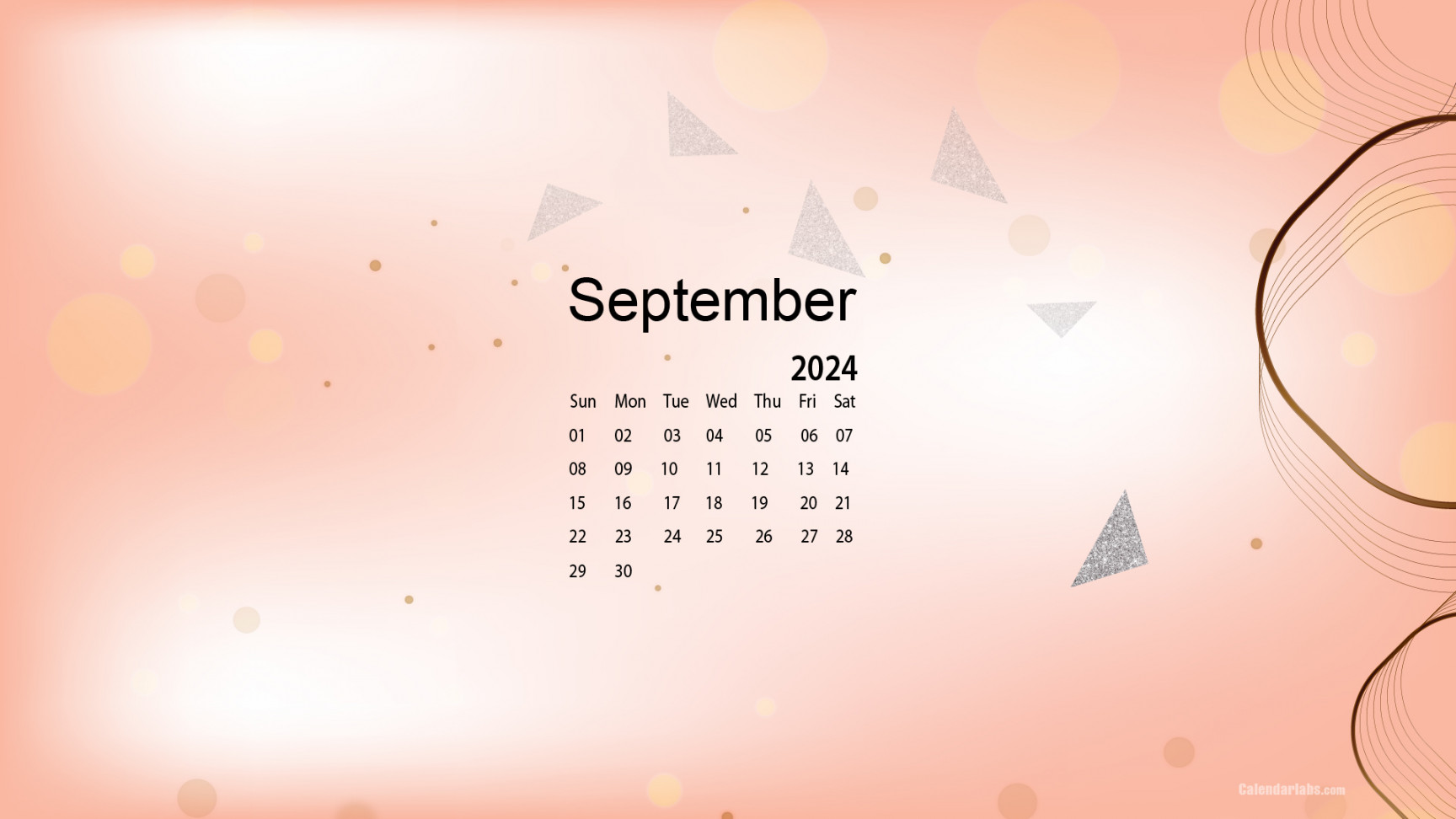 September Desktop Wallpaper Calendar CalendarLabs