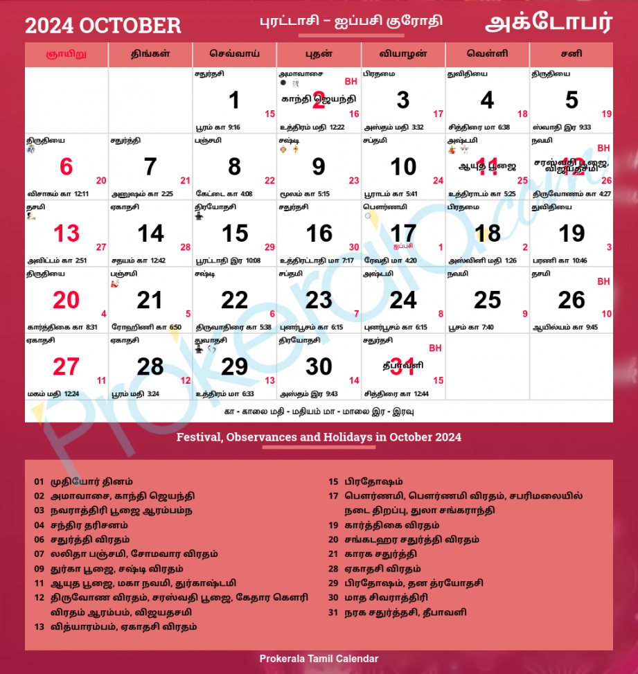 Tamil Calendar Tamil Nadu Festivals Tamil Nadu Holidays
