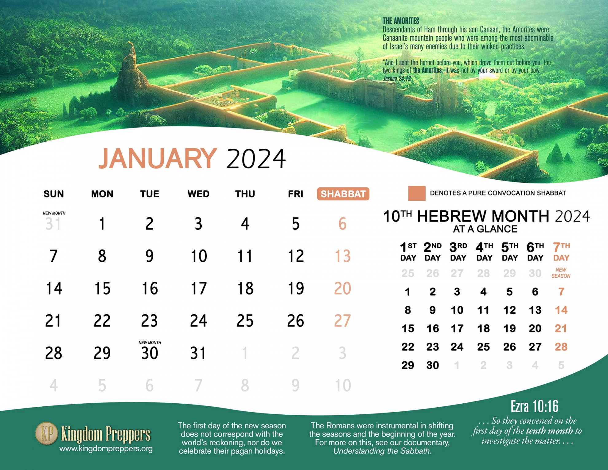 Hebrew Israelite Calendar ( ) — Kingdom Preppers