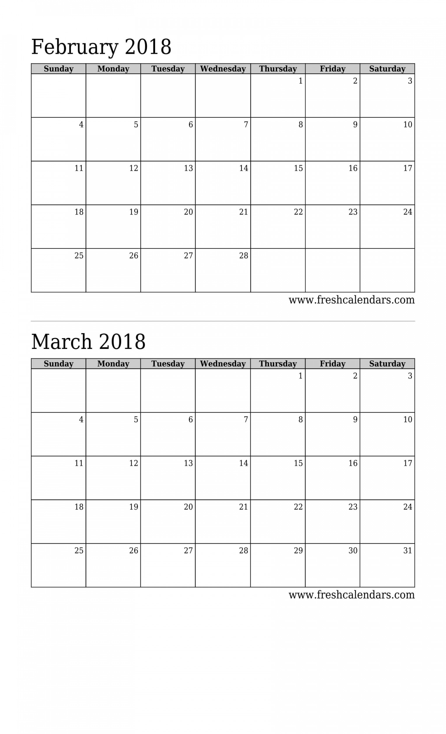 Month Calendar Template Calendar printables, Calendar template