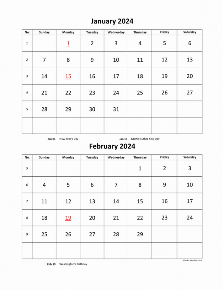 Free Download Printable Calendar , months per page, pages