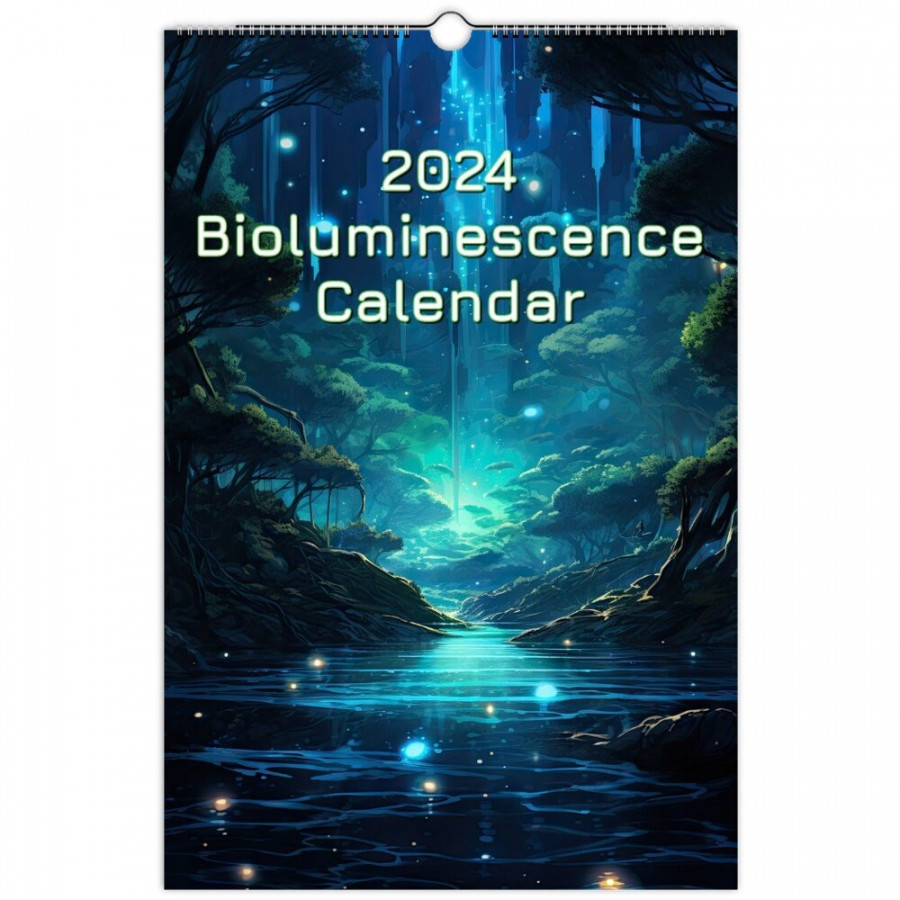 Bioluminescence Wall Calendar Etsy
