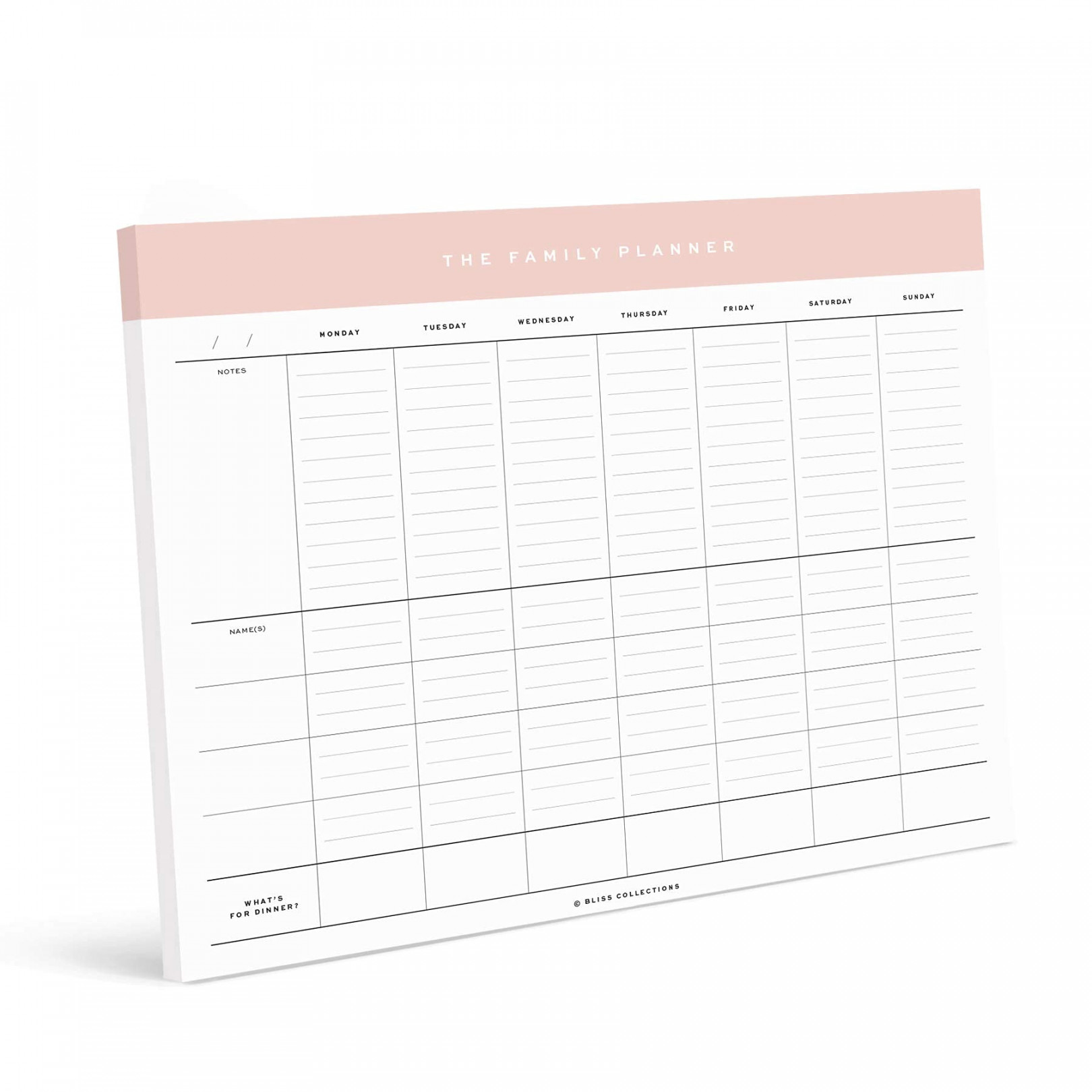Bliss Collections Family Planner with Undated