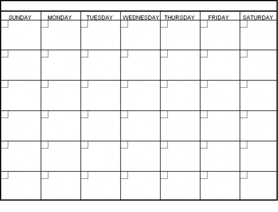 Week Printable Calendar Blank calendar, Blank calendar