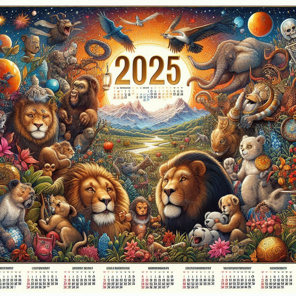 2025 Calendar South Africa With Holidays Printable colorful