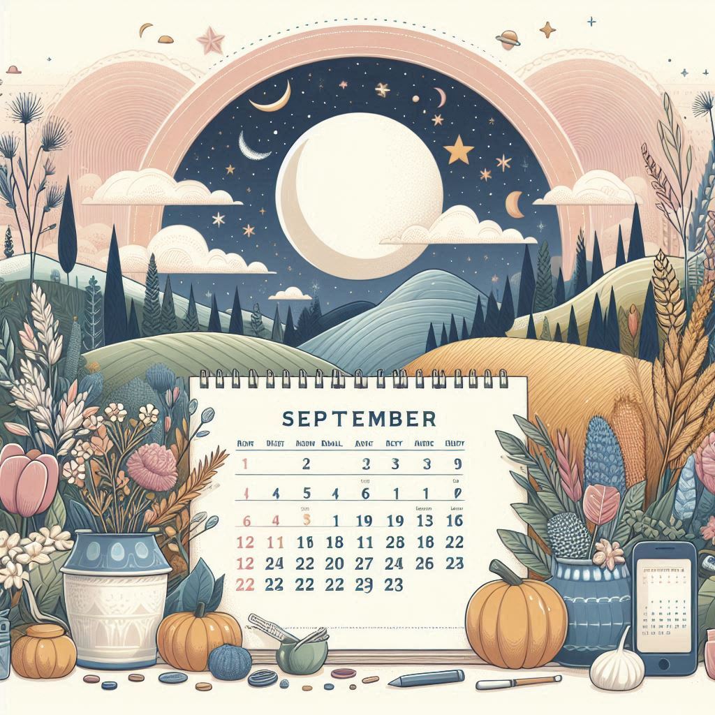 September 2024 Cute Calendar Free Printables free