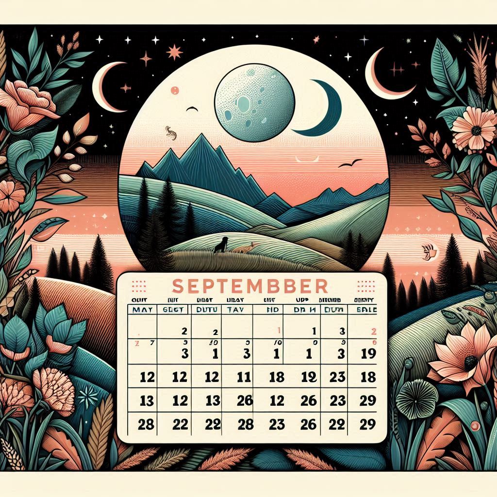 September 2024 Cute Calendar