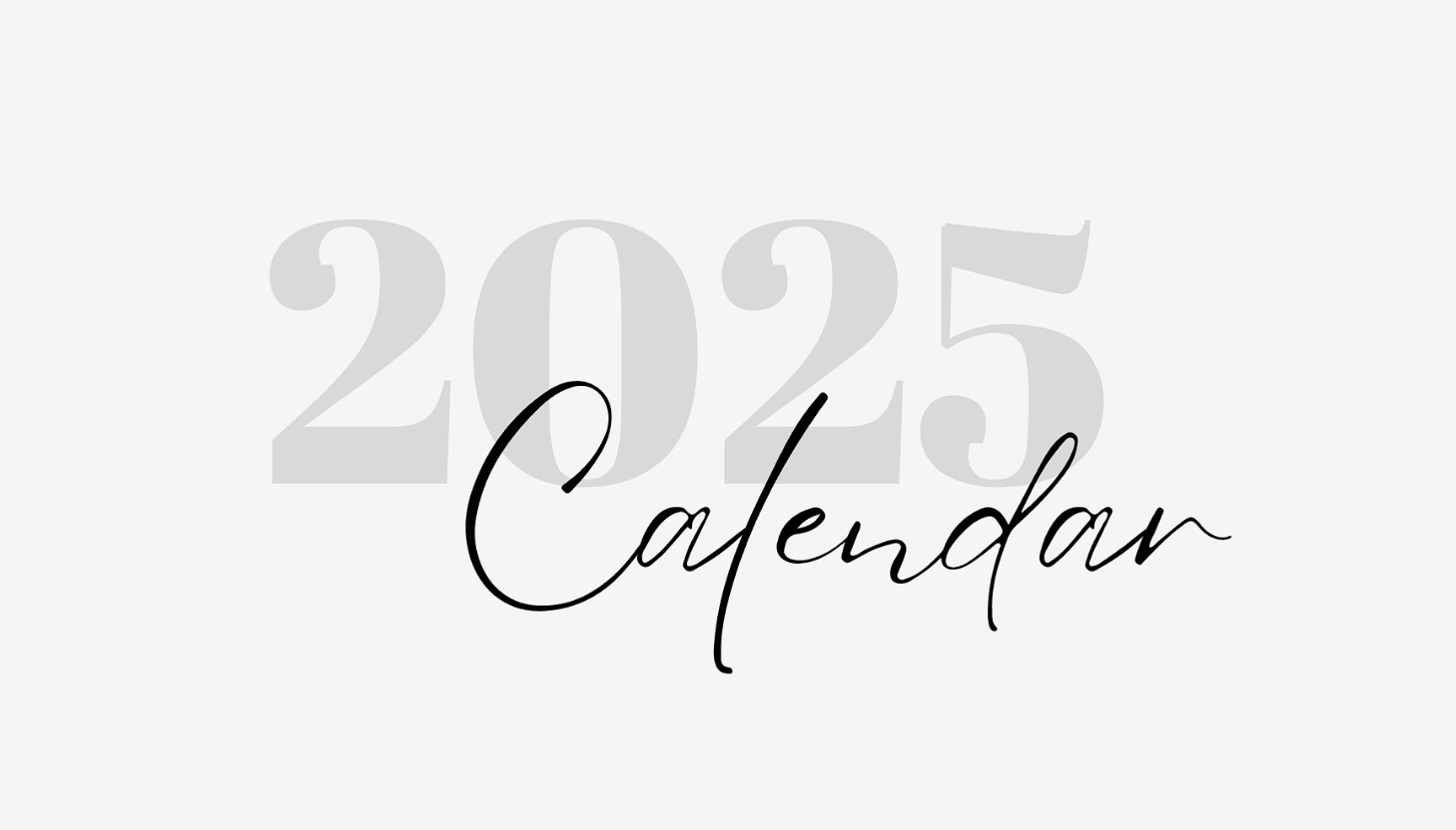 2025 calendar title page printable 2025 calendar title page printable