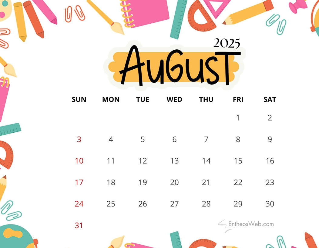 free printable monthly august 2025 calendar printable free printable monthly august 2025 calendar printable