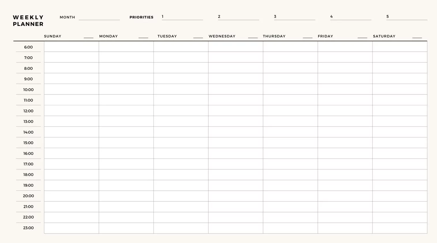 best printable calendar template for complex schedules